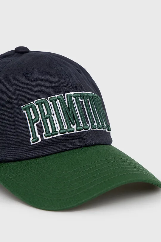 Βαμβακερό καπέλο Primitive Cut N Sew πράσινο