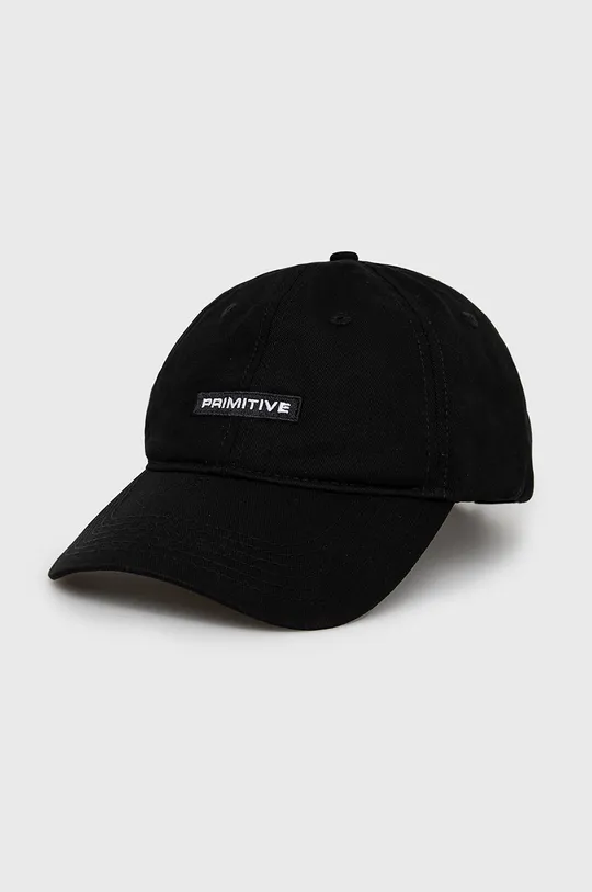 μαύρο Βαμβακερό καπέλο Primitive Ανδρικά