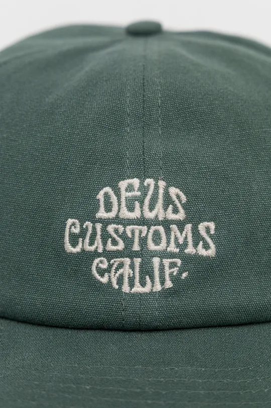 Хлопковая кепка Deus Ex Machina зелёный