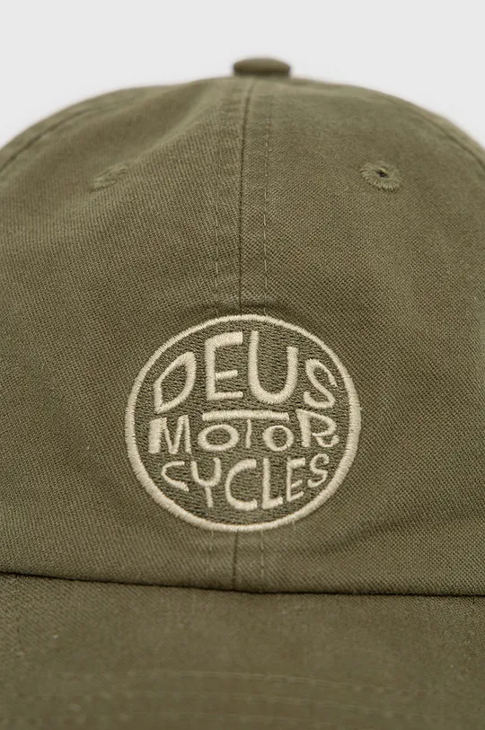 Deus Ex Machina czapka bawełniana zielony