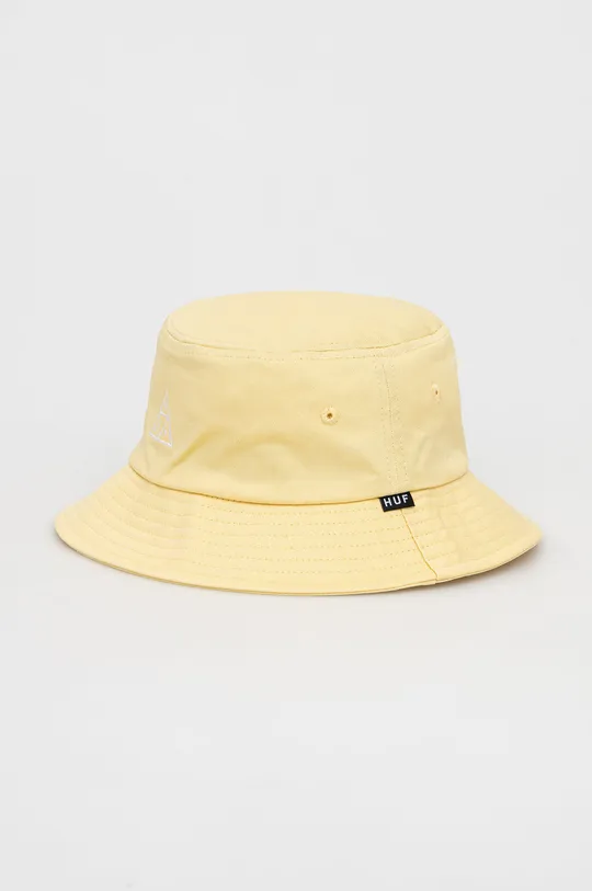 κίτρινο Βαμβακερό καπέλο HUF Ανδρικά