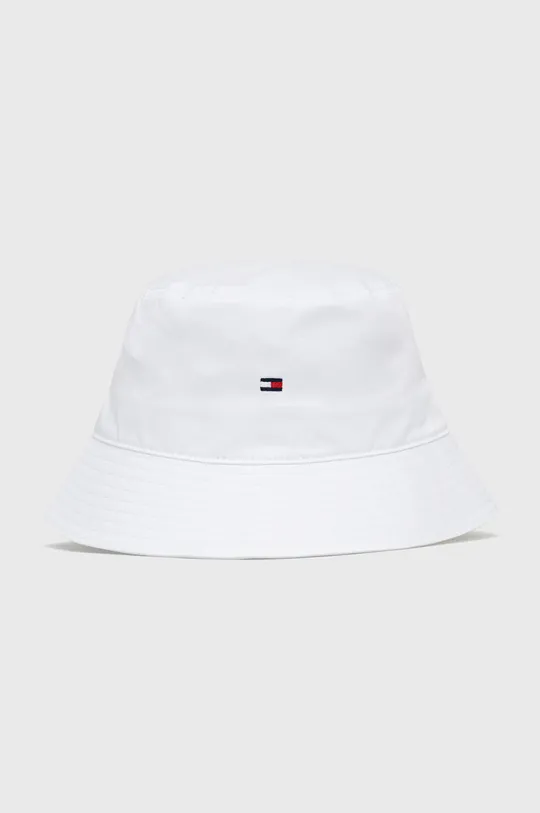 biały Tommy Hilfiger kapelusz bawełniany Męski