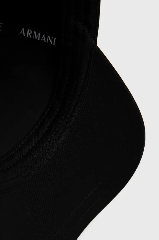 čierna Bavlnená čiapka Armani Exchange
