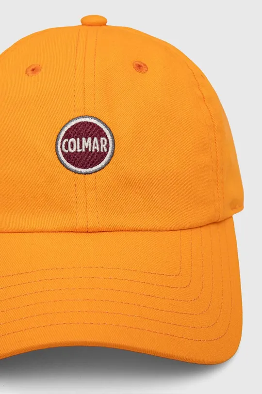 Colmar czapka z daszkiem bawełniana pomarańczowy