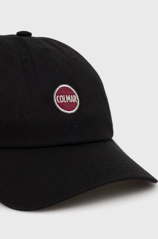 Βαμβακερό καπέλο του μπέιζμπολ Colmar μαύρο