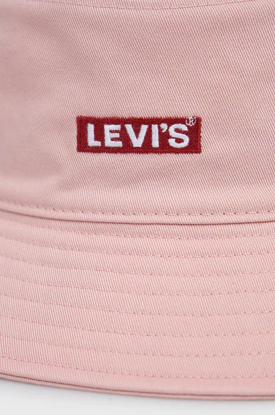 Levi's berretto in cotone rosa