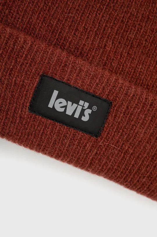 Шерстяная шапка Levi's  100% Шерсть