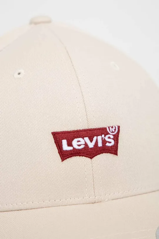 Levi's czapka z daszkiem beżowy