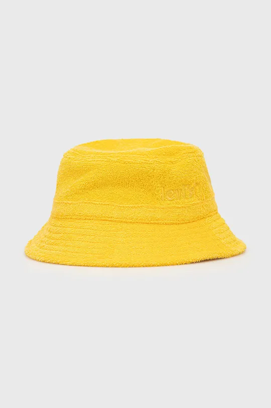 κίτρινο Βαμβακερό καπέλο Levi's Unisex