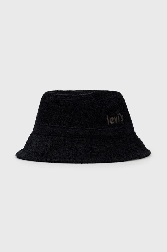 μαύρο Βαμβακερό καπέλο Levi's Unisex