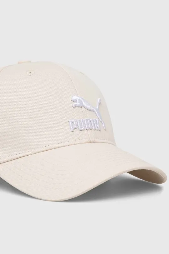 Βαμβακερό καπέλο του μπέιζμπολ Puma Archive Logo BB Cap 22554 μπεζ
