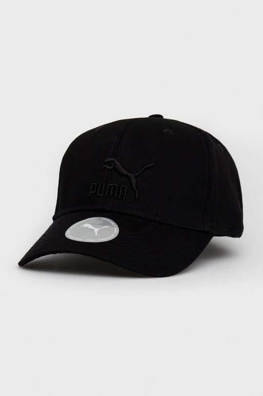 black Puma cotton beanie Unisex