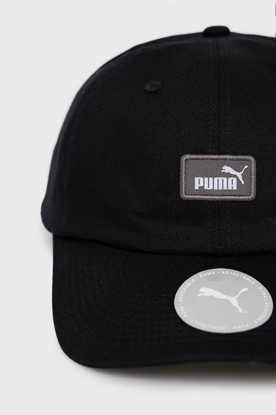 Βαμβακερό καπέλο Puma 2366901 μαύρο
