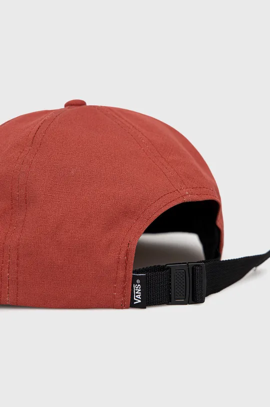 Βαμβακερό καπέλο Vans κόκκινο