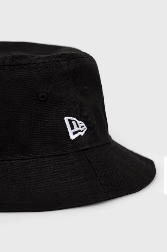 New Era kapelusz bawełniany czarny