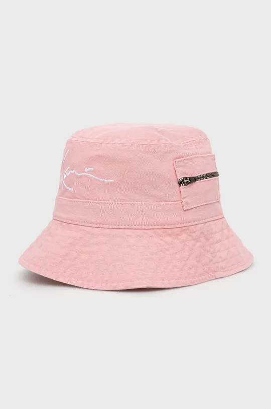 ružová Bavlnený klobúk Karl Kani Unisex