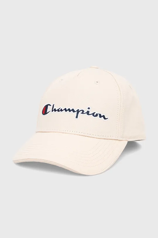 beżowy Champion czapka bawełniana 805550 Unisex