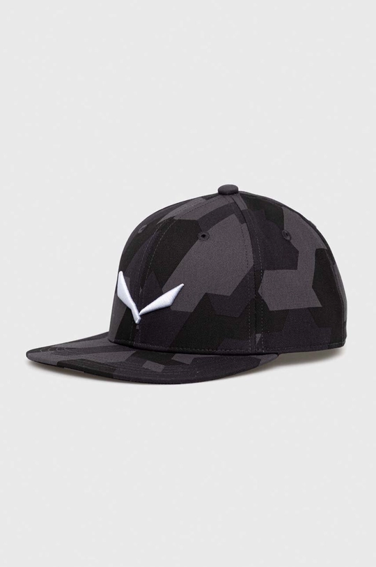 crna Kapa sa šiltom Salewa Puez Camou FLAT CAP Unisex