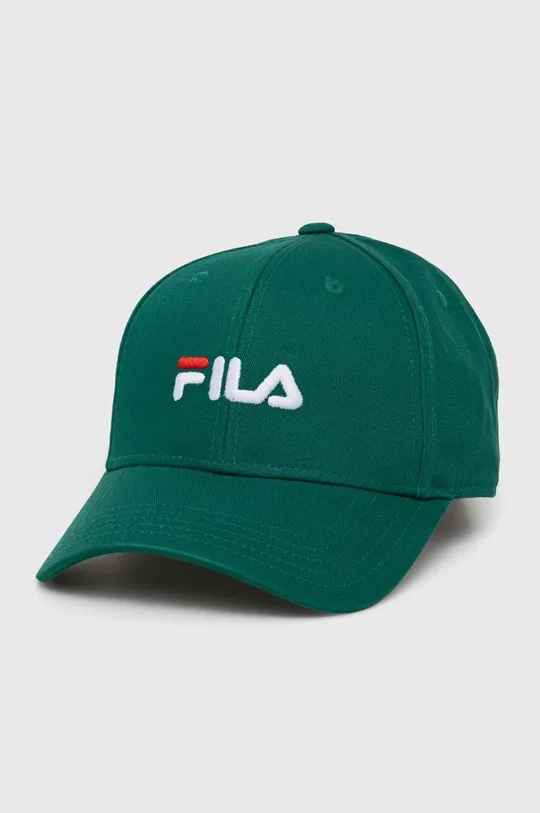 zelena Pamučna kapa sa šiltom Fila Brasov Unisex