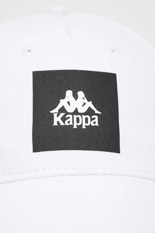 Βαμβακερό καπέλο Kappa λευκό