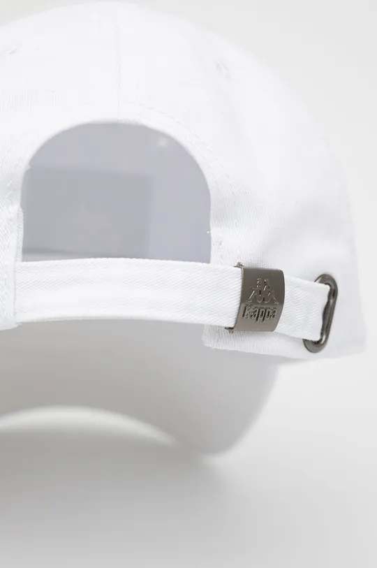 λευκό Βαμβακερό καπέλο Kappa