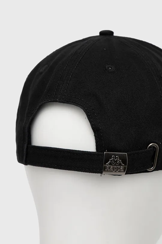 μαύρο Βαμβακερό καπέλο Kappa