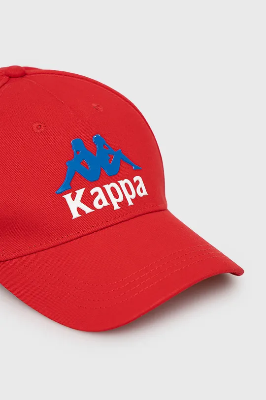Βαμβακερό καπέλο Kappa κόκκινο