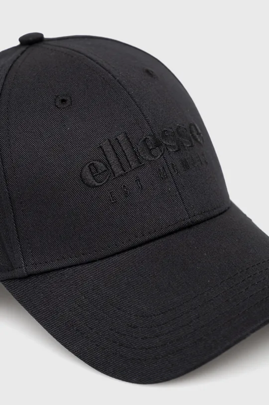 Βαμβακερό καπέλο Ellesse μαύρο