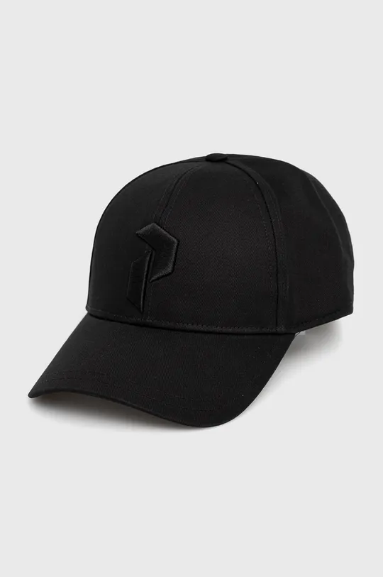 μαύρο Βαμβακερό καπέλο Peak Performance Unisex