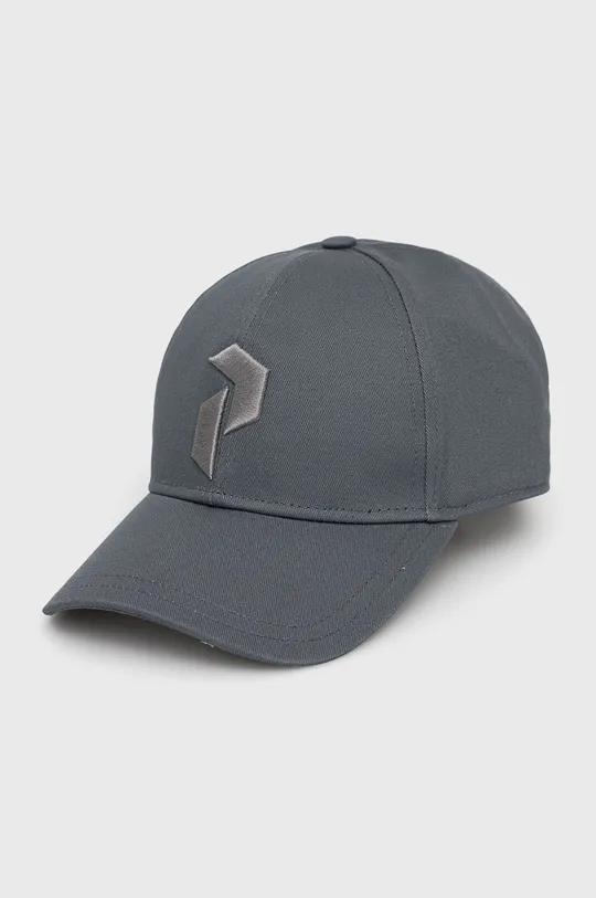 γκρί Βαμβακερό καπέλο Peak Performance Unisex