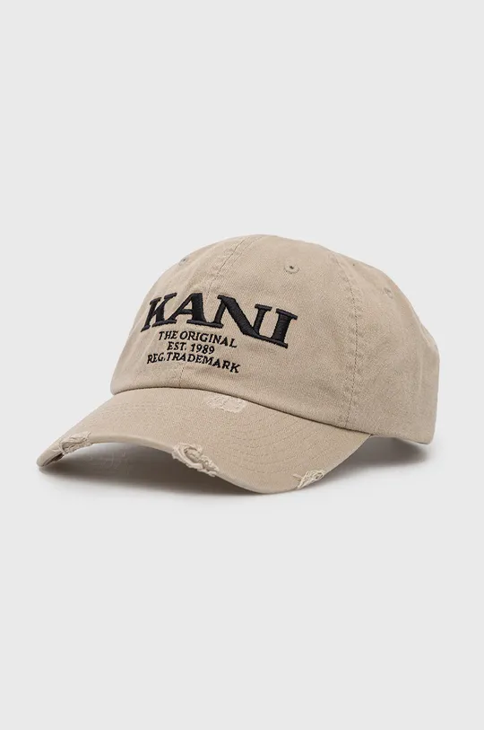 γκρί Βαμβακερό καπέλο του μπέιζμπολ Karl Kani Unisex