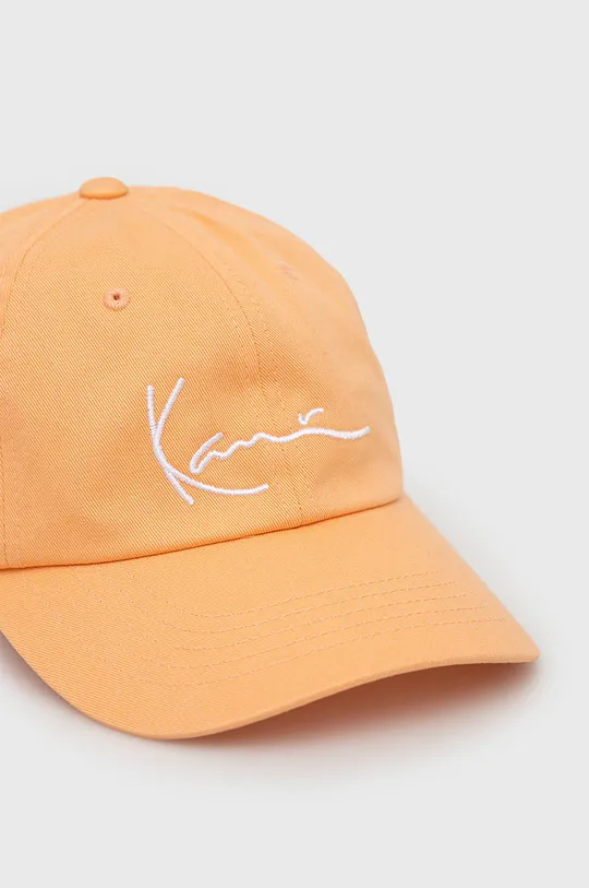 Βαμβακερό καπέλο του μπέιζμπολ Karl Kani πορτοκαλί