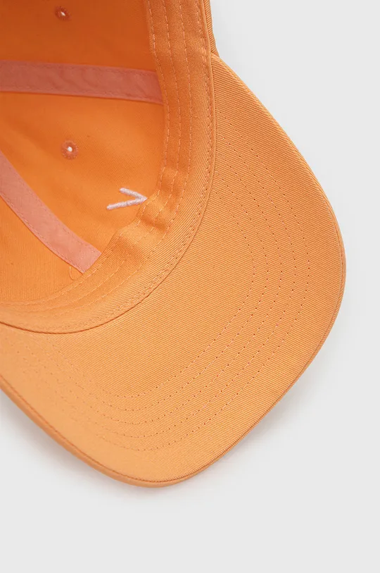 πορτοκαλί Βαμβακερό καπέλο του μπέιζμπολ Karl Kani