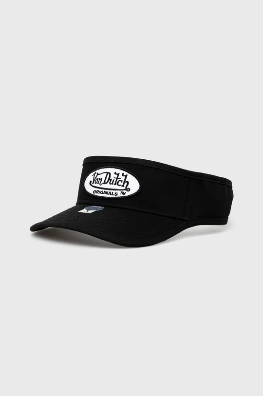 μαύρο Βαμβακερό καπέλο Von Dutch Unisex
