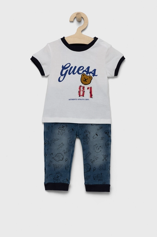 biały Guess - Komplet dziecięcy Chłopięcy