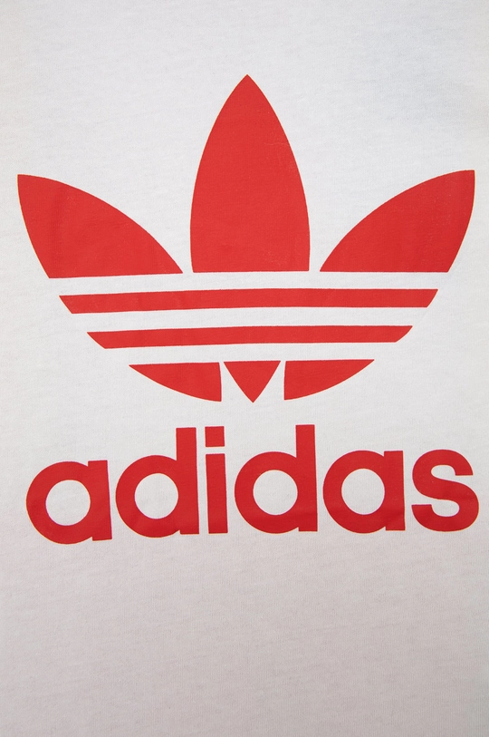 crvena Pamučna dječja trenirka adidas Originals