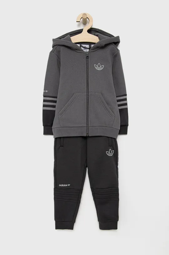 сірий Дитячий спортивний костюм adidas Originals HE2076 Для хлопчиків