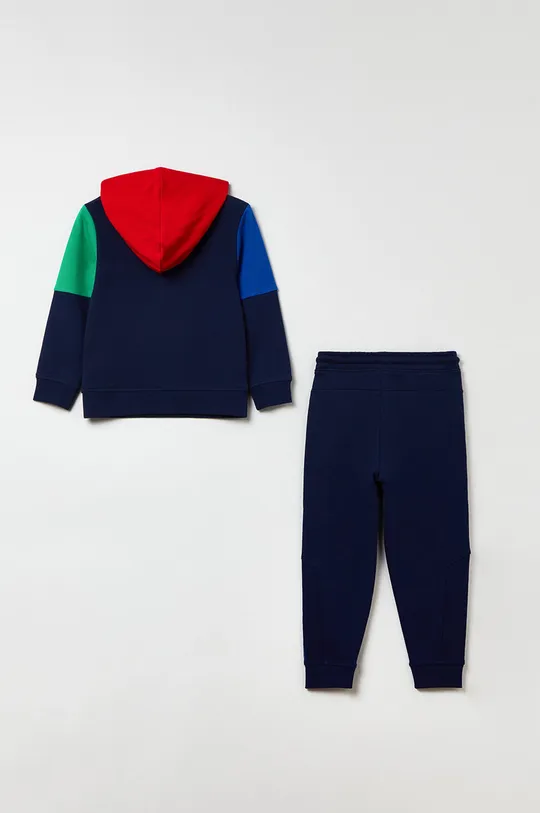 Детский хлопковый спортивный костюм OVS тёмно-синий