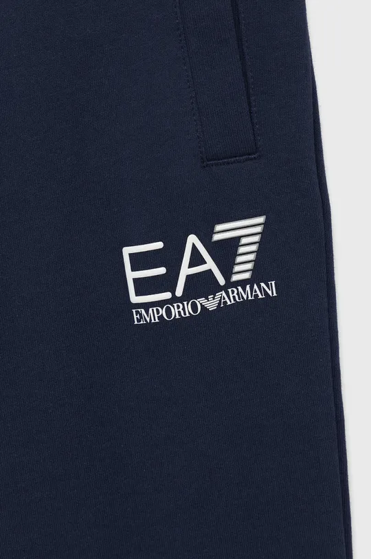 σκούρο μπλε Παιδική βαμβακερή αθλητική φόρμα EA7 Emporio Armani