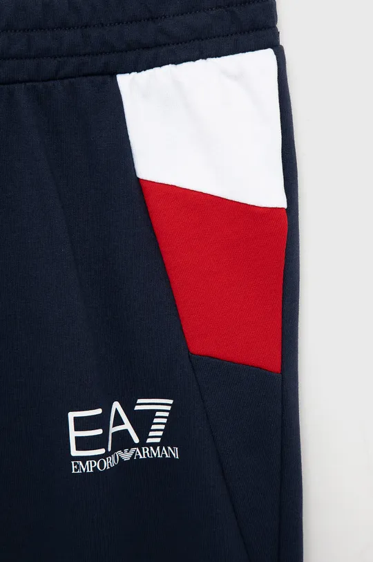Детский хлопковый спортивный костюм EA7 Emporio Armani