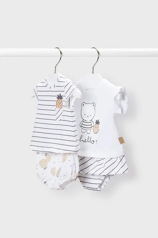 λευκό Mayoral Newborn - Παιδικό σετ (2-pack) Για κορίτσια