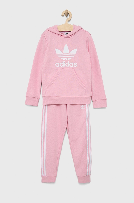 roza Dječja trenirka adidas Originals Za djevojčice