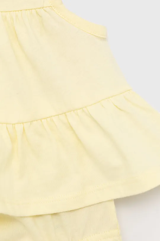 żółty GAP komplet bawełniany niemowlęcy