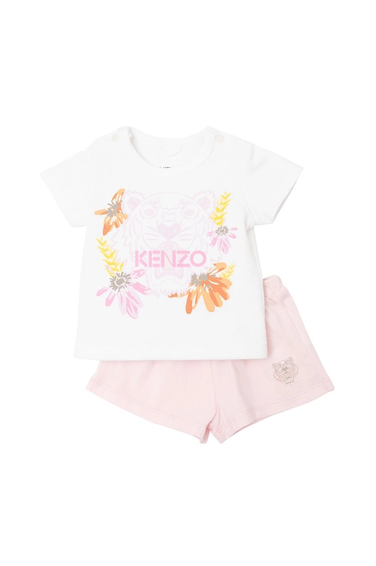 różowy Kenzo Kids komplet dziecięcy Dziewczęcy