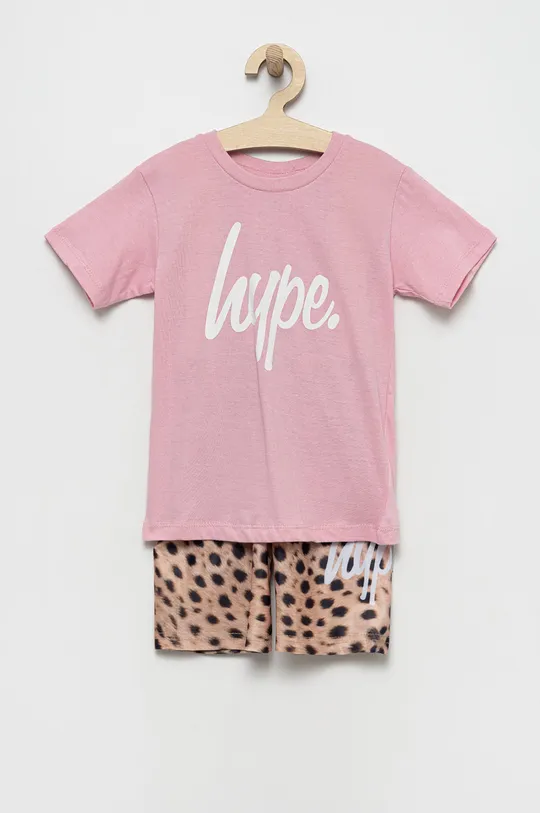 ροζ Παιδικό βαμβακερό σετ Hype Για κορίτσια