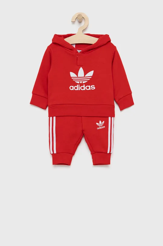 czerwony adidas Originals Dres dziecięcy HE4672 Dziecięcy