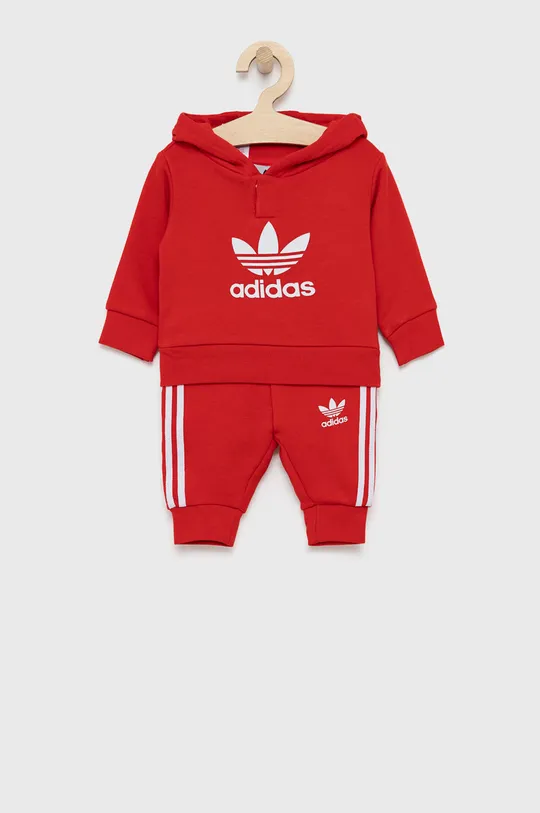 červená Detská tepláková súprava adidas Originals HE4672 Detský