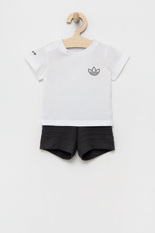 biały adidas Originals komplet bawełniany dziecięcy HE2070 Dziecięcy