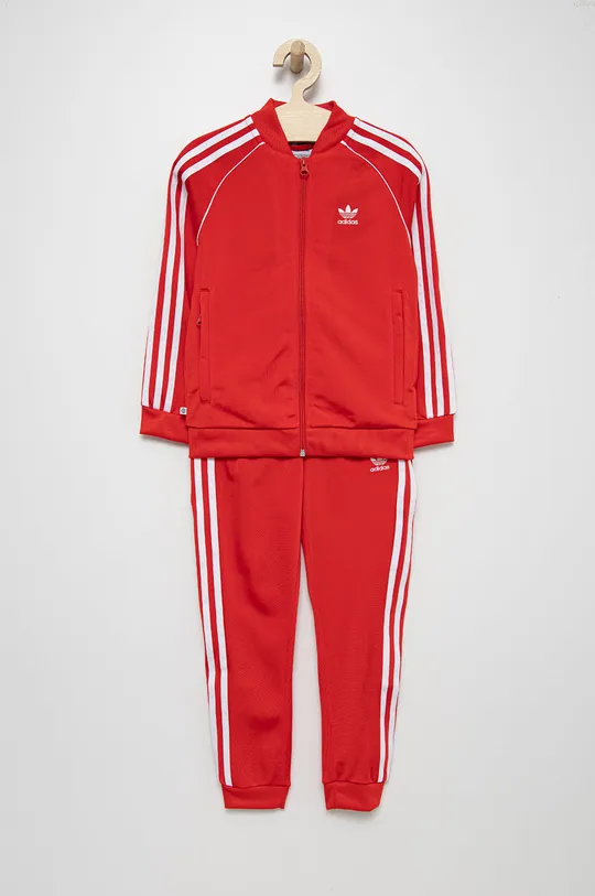 червоний Дитячий спортивний костюм adidas Originals HF7471 Дитячий