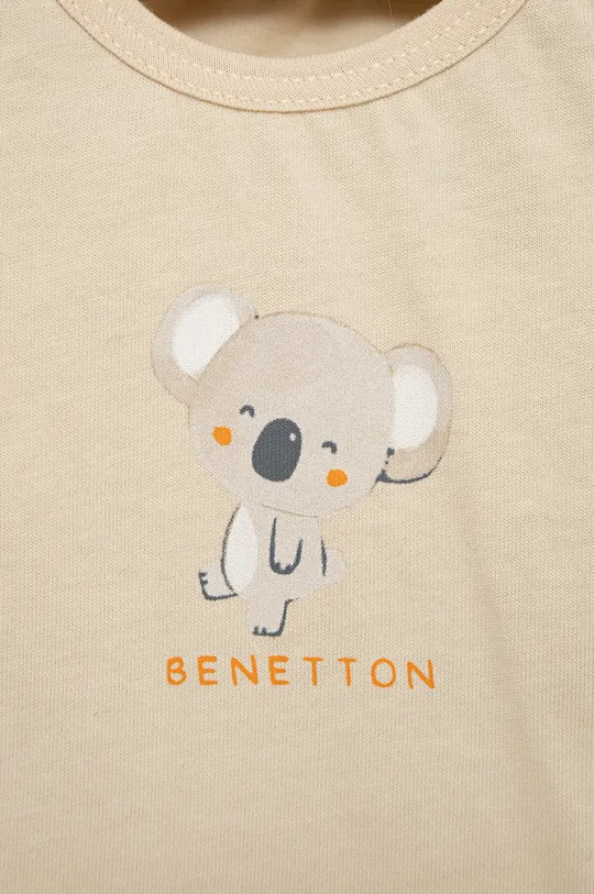Detská bavlnená súprava United Colors of Benetton  100% Bavlna